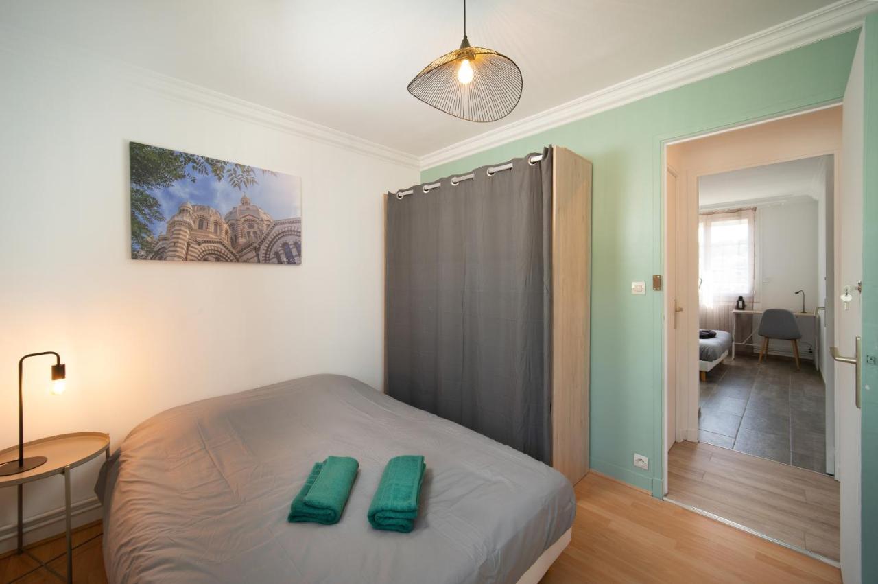 Appartement 3 Chambres Tout Equipe 6-8 Personnes マルセイユ エクステリア 写真